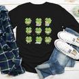 Teacher Reading Shamrock St Patrick’s Day Book Lover Kids Youth Long Sleeve Tee