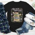 History Month Books Retro Black African Teacher Women Youth Long Sleeve Tee