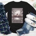 Totally Weird Tees Cat Library Book Reading Literary Youth Long Sleeve Tee