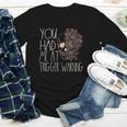 Trigger Warning Dark Romance Reader Smut Spicy Book Merch Youth Long Sleeve Tee Trigger Warning Dark Romance Reader Smut Spicy Book Merch Youth Long Sleeve Tee