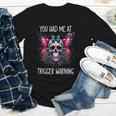 You Had Me At Trigger Warning ShirtTrigger Warning Books Youth Long Sleeve Tee