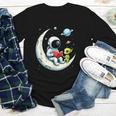 UFO Alien Astronaut Reading Book In Space Youth Long Sleeve Tee