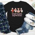 Valentine Cozy Goose Bookish Forget Flowers Buy Me Books Youth Long Sleeve Tee Valentine Cozy Goose Bookish Forget Flowers Buy Me Books Youth Long Sleeve Tee