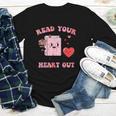 Valentines Day Book Read Your Heart Out Women Men Kids Youth Long Sleeve Tee
