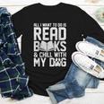 All I Want To Do Is Read Books Reading Dog Lovers Youth Long Sleeve Tee