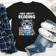 Wild About Reading Book Lover Hippo Youth Long Sleeve Tee