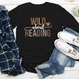 Wild About Reading Books Reader Lover Librarian Bookworm Youth Long Sleeve Tee