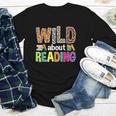 Wild About Reading Library Day Reading Books & Bookworm Youth Long Sleeve Tee