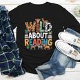 Wild About Reading Zoo Animals Books Reader Lover Youth Long Sleeve Tee Wild About Reading Zoo Animals Books Reader Lover Youth Long Sleeve Tee