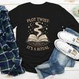 Witchy Book Club Pagan Reader Occult Fiction Coven Ritual Youth Long Sleeve Tee