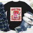 Women's Read Your Heart Out Groovy Bookish Valentine Day Women Girls Youth Long Sleeve Tee Women's Read Your Heart Out Groovy Bookish Valentine Day Women Girls Youth Long Sleeve Tee