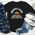 Women's Unearth a Story 2026 Summer Reading Program Tree Book Youth Long Sleeve Tee