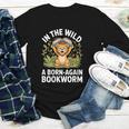 Women's Wild About Reading Book Reader Lion Zoo Animals Kids Youth Long Sleeve Tee Women's Wild About Reading Book Reader Lion Zoo Animals Kids Youth Long Sleeve Tee
