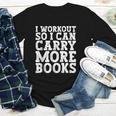 I Workout So I Can Carry More Books Lover Bookworm Gym Youth Long Sleeve Tee I Workout So I Can Carry More Books Lover Bookworm Gym Youth Long Sleeve Tee