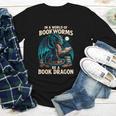 In a World Of Bookworms Be a Book Dragon Reading Youth Long Sleeve Tee