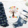 100 Days In The Books Reading Teacher 100th Day Of School Premium Youth Long Sleeve Tee