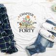1986 Chapter Forty 40th Birthday Wildflower Book Youth Long Sleeve Tee 1986 Chapter Forty 40th Birthday Wildflower Book Youth Long Sleeve Tee