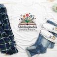 Abibliophobia Noun The Fear Of Running Out Of Books To Read Youth Long Sleeve Tee