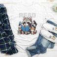 Animals Raccoon Reading Book Librarian Across America Kids Youth Long Sleeve Tee Animals Raccoon Reading Book Librarian Across America Kids Youth Long Sleeve Tee