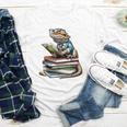Bearded Dragon Reading Books Matching Bookworm Librarian Youth Long Sleeve Tee