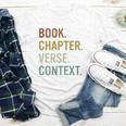 Book Chapter Verse Christian Bible Reformed Theology Youth Long Sleeve Tee