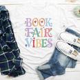 Book Fair Vibes Groovy Retro Reading Youth Long Sleeve Tee Book Fair Vibes Groovy Retro Reading Youth Long Sleeve Tee