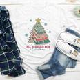 All Booked For Christmas Book Christmas Tree Lights Bookish Youth Long Sleeve Tee