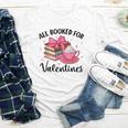 All Booked For Valentine Teacher Valentines Day Book Lover Youth Long Sleeve Tee