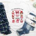 All Booked For Valentine's Day Book Lover Bookworm Bookish Youth Long Sleeve Tee