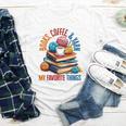 Books Coffee & Yarn Lover My Favorite Things Youth Long Sleeve Tee Books Coffee & Yarn Lover My Favorite Things Youth Long Sleeve Tee