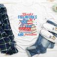 Books Fireworks And Freedom 4th Of July Book Lover Youth Long Sleeve Tee