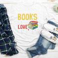 Books Are My Love Language Stack Youth Long Sleeve Tee