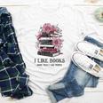 I Like Books More Than I Like People Reader Teacher Bookworm Youth Long Sleeve Tee
