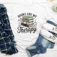 Books Are My Therapy Bookworm Reading Youth Long Sleeve Tee