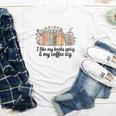 I Like My Books Spicy & My Coffee Icy Lover Bookworm Youth Long Sleeve Tee