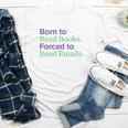Born To Read Books Forced To Read Emails Apparel Youth Long Sleeve Tee Born To Read Books Forced To Read Emails Apparel Youth Long Sleeve Tee