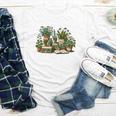 Botanical Garden Plants With Books Youth Long Sleeve Tee