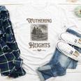 Bronte Novel Wuthering Heights Moorland Gothic Book Cover Youth Long Sleeve Tee