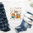 Cat Fall In Love With Reading Book Lover Autumn Youth Long Sleeve Tee