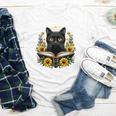 Cat For Women Book Lover Cute Cat And Book Youth Long Sleeve Tee