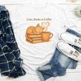 Cats Books And Coffee Heart Cozy Cat Lover Bookworm Readers Youth Long Sleeve Tee Cats Books And Coffee Heart Cozy Cat Lover Bookworm Readers Youth Long Sleeve Tee