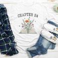 Chapter 24 Book Lovers & Readers 24th Birthday Wildflowers Youth Long Sleeve Tee