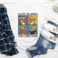 Cheetah Love Reading And Cheetahs Kids Bookworm Youth Long Sleeve Tee