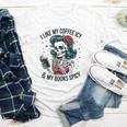 I Like My Coffee ICY & My Books Spicy For Book Lovers Youth Long Sleeve Tee
