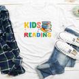 All The-Cool Kids Are Reading Teacher Book Lover Librarian Premium Youth Long Sleeve Tee