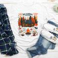 Cozy Reading Cabin Retreat Fall Bookish Autumn Cozy Reader Youth Long Sleeve Tee