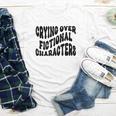 Crying Over Fictional Characters Book Lovers Youth Long Sleeve Tee Crying Over Fictional Characters Book Lovers Youth Long Sleeve Tee