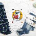 Cute Ghost Reading Book Retro Halloween Librarian Youth Long Sleeve Tee Cute Ghost Reading Book Retro Halloween Librarian Youth Long Sleeve Tee