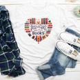 Cute Just A Girl Who Loves Books Heart Shape Reader Youth Long Sleeve Tee