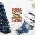 Dogs Coffee Reading Book Lover Youth Long Sleeve Tee Dogs Coffee Reading Book Lover Youth Long Sleeve Tee